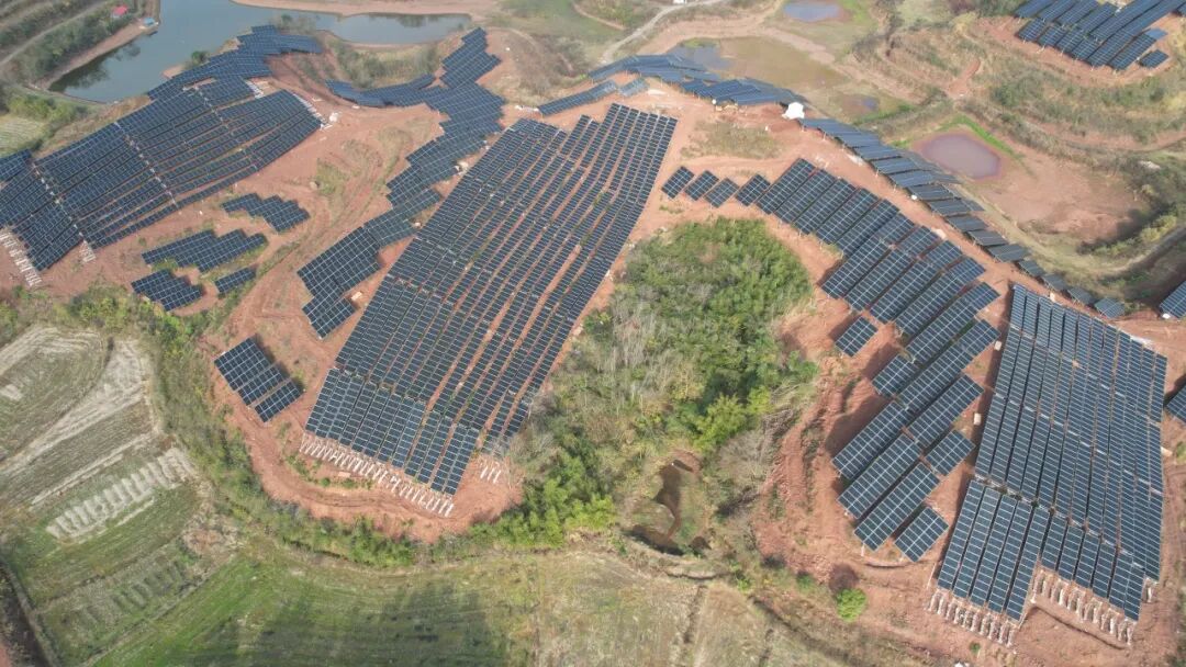 150天艰苦鏖战！大唐华银衡南向阳80MW光伏项目成功并网发电！